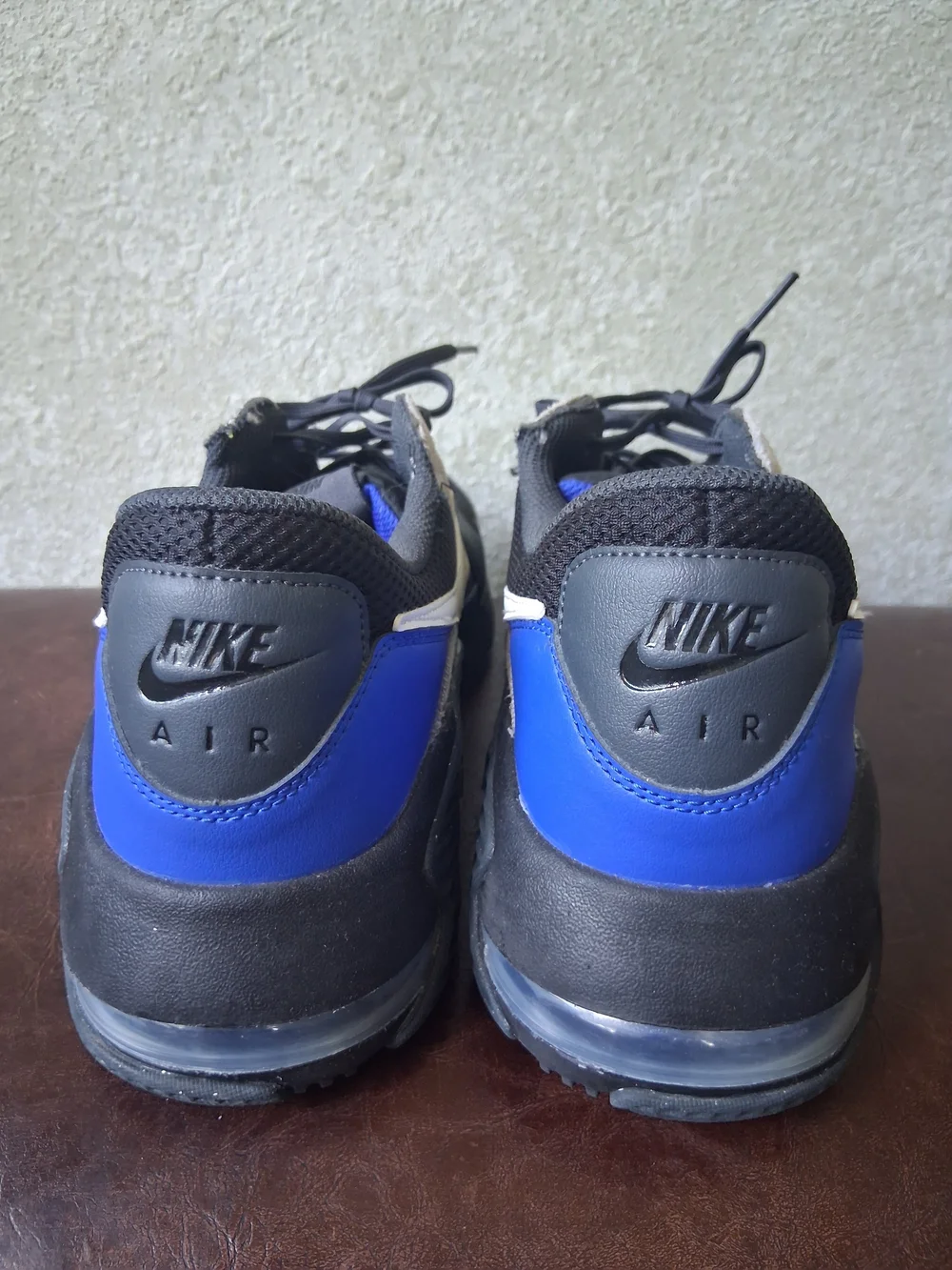 Nike Air Max Excee Black Smoke Grey Racer Blue Shoe - Size 13
